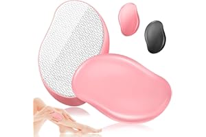 CHIMOO Rose Gomme Dépilatoire en Cristal,Gomme Epilatoire Indolore Nano Gomme Epilatoire Pierre Epilatoire Magique Gomme Epilateur Femme Outil D'épilation Portable Les Jambes, Les Bras et Le Dos