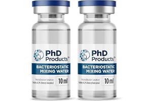 PhD Products bakteriostatiskt vatten – dubbelpack 2 × 10 ml – ultrarine rekonstitutionslösning
