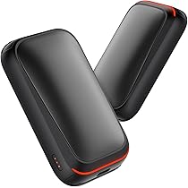 KINREECELL Wiederaufladbare Handwärmer 2er Pack - 10000mAh Mit 4 Heizstufen Bis 55°C