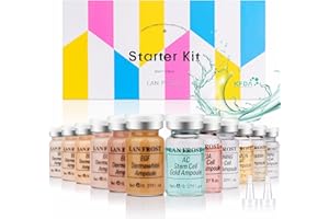 ZOETOOL Starter Kit Skin Treatment Starter Kit Pigments and Vial Facial Serum Kit Hyaluronic Acid Ampulle and Essence Foundation Der Skin Care Serum (pigment + facial serum)