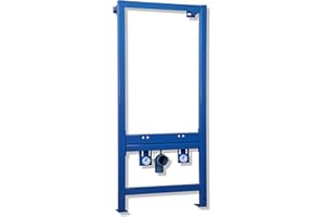 lavita LAV 500 - Elemento di montaggio per bidet autoportante, telaio verniciato a polvere, supporto per bidet da incasso, altezza 111-134 cm, regolabile