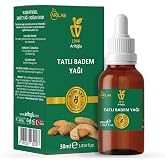 Arifoğlu Tatlı Badem Yağı 30ml%100 Saf Sweet Almond Oil Pure Prunus Amygdalus Dulcus Oil