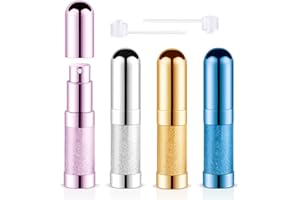 AWUMBUK 4 Pièces 6 ml Flacon Parfum Vide, Haute Qualité Atomiseur De Parfum Rechargeable, Lavable Vaporisateur Parfum Rechargeable Multicolore Flacons et Vaporisateurs Vides-A