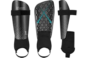 ‎NORTHDEER Northdeer Schienbeinschoner Kinder Fußball - Klettverschluss Kratzt Nicht auf der Haut & Frei Verstellbar - mit/ohne Knöchelschutz