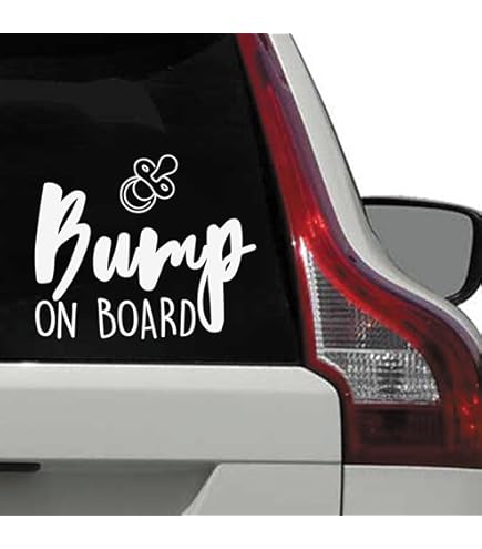 Mum To Be Autoschild - Baby An Bord Schild Mit Saugnapf 14x14 Cm