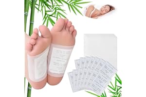 NUZEKY 250 Stück Detox Fußpflaster Entgiftung - Entgiftungspflaster für Füße, Stressabbau und Tiefschlaf - Deep Cleansing Detox Foot Pads für Körpergifte-Entfernung (250 Stück)