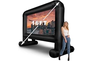 OTTARO Écran gonflable de 4,8 m pour extérieur, projection avant et arrière