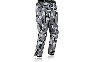 SWIFT WEAR Mens Motorbike Waterproof Black Cordura Textile Armoured Motorcycle Biker Trousers CE Approved Armors Safety Protection Lined Thermal Trousers