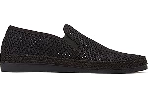 SOLE Mens Buckly Espadrilles Shoes Black