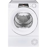 Candy Rapid&oacute; ROE H9A3TCEX-S, Dryer 9 kg, Heat Pump, Smart Text Display, WiFi, App hOn, 14 Cycles, 7 Fasts, Easy Case Condensa