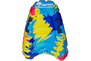 ‎BIGTREE BIGTREE Bodyboard Aufblasbar Aufblasbares Surfbrett, leichtes tragbares Schwimmenbrett mit Griffen, weiche Bodyboards zum Schwimmen, Lernen Hilfsmatte, geeignet für mehrere Szenarien (Y1)