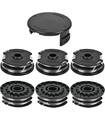 Ersatz-Fadenspule Für Parkside Akku-Rasentrimmer PRTA 20-Li C3 – 12 Stück Set Mit Nylonfaden