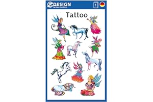 Avery Zweckform 56390 Tatuaż Tymczasowy, Wielokolorowy, 11 szt.