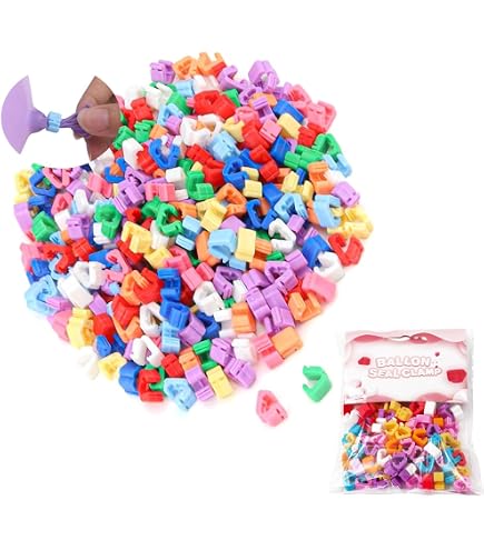 FUNXGO Ballonsluitingen – 100 Stuks – Herbruikbaar – Met Opbergdoos – Voor Helium & Lucht – Feestdecoratie 5 miniatura