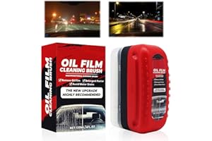 KUIRUNRX® Detergente per Pulizia Vetri Auto, Automotive Oil Film Cleaning Brush, Detergente per Parabrezza e Rimozione Della Pellicola D'olio per Pulizia Profonda Lucidatura (120ml)