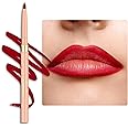 OULAC Matte Red Lip Liner, Waterproof Lipliner Pencil Lasts 24H +, Highly Pigmented, Smooth Formula, Contour Your Lips, Vegan & Cruelty Free (07) Cherry