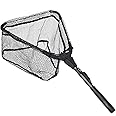 lilistore Folding Fish Landing Net Portable Collapsible Triangular Fly Fishing Net Fish Catching or Releasing