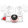 LuvLap Adore Double Electric Breast Pump with Dual Mode, Phase