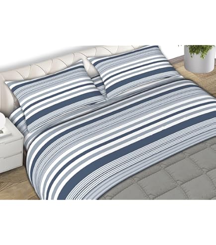 Banzaii Lenzuola Invernali Felpate 100% Cotone - Completo 3 Pezzi Per Materasso 80/90cm | Anti-Pilling - Foto 6