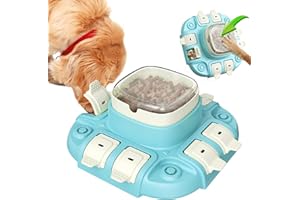 Yirochan Karmniki-puzzle dla psów – interaktywne zabawki dla psów do zabawnego karmienia, puzzle dla psów, dozownik smakołyków dla średnich i małych psów, powolny podajnik do trenowania i poprawy