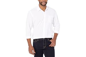 Amazon Essentials Men's Regular-Fit Long-Sleeve Casual Poplin Shirt