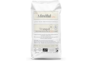 Mindful Coffee - Tranquil | Organic Swiss Water Decaf | Mycotoxin Free - Lab Tested | Freshly Roasted (Cafetiere, 500G)