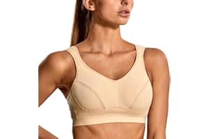SYROKAN Femme Soutien Gorge de Sport Brassière Maintien Extrême pour Running