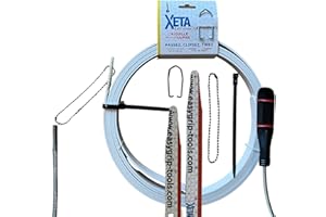 EASY GRIP TOOLS Aiguille électricien Easygrip version 3 Maxi kit 1,5m+3m+ Fix Grip