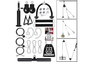 Taeku Poleas Gimnasio, DIY Máquina Kit de Cables de Poleas Sistema Musculacion Accesorio de Entrenamiento para Trabajar Bíceps Tríceps Hombros