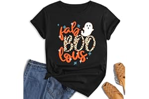 hohololo Tee Shirt Halloween Femme T-Shirt I'm Just Here for The Boos T-Shirt