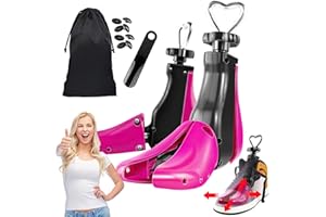 Caossuixin Universal Upgrade 2Pack Shoe Stretcher for Men Women - Adjustable 4-Way Shoe Tree Stretch Expand Width & Length - Unisex Boot Stretcher Solve Squeezing Feet, Grinding Feet