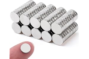 DGDUBRB 100pcs Small Strong Neodymium Magnets - 8x2mm Round, Heavy Duty for Crafts, Refrigerator, DIY, Office, Whiteboard
