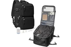suradar Zaino Sottovuoto Viaggio, Zaino Ryanair 40x20x25 Con Pompa Sottovuoto Travel Backpack Bagaglio a Mano 40x20x25 Ryanair Aereo Zaini 14 Pollici Porta PC