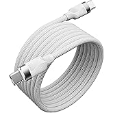 PDAteknoloji &Ouml;rg&uuml;l&uuml; Mıknatıslı 60W Type-C to Type-C 1mt Data ve Şarj Kablosu SPK-13 (60w Mıknatıslı, Type-C to Type-C)