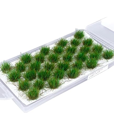 Fausse Herbe Miniature Pour Dioramas - Terrain Jardin Féerique, Modèles Trains - Vert Printanier - Boîte De Décor