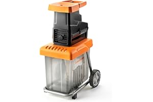 LawnMaster 2800W Quiet Garden Shredder Maximum diameter 42mm, 60 litre collection box, safety plunger with free safety glasses, 2 Year Guarantee