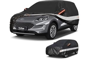 Holthly 10 strati Telo Copriauto SUV per Ford Kuga(2012-2025),100% copertura auto impermeabile,Telo Copri Auto per Esterno,impermeabile,protezione UV,antivento,antipolvere