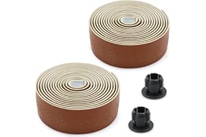 MIMZEMAMZ Nastro per manubrio per bici da corsa, PU antiscivolo assorbimento sudore traspirante resistente impugnatura professionale nastro per manubrio leggero ammortizzant per bicicletta e mountain bike