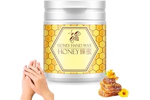 IZBEAUVO Wax Hand Mask, Honey Milk Hand Peeling Mask, Honey Hand Mask Moisturizing,Nourishing & Hydrating Hand Mask, Exfoliating Hand Wax,Hand Remove Dead Skin,Hand Skin Repair for Dry,Aging,Cracked Hands-170g