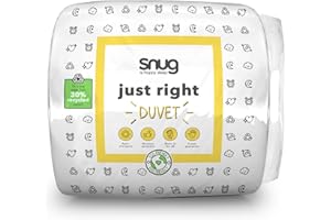 SNUG IS HAPPY SLEEP Snug Deeply Dreamy Double Duvet 10.5 Tog - All Year Round Quilt Ideal for Summer & Winter Soft Comfortable Duvet Hollowfibre Filling - Machine Washable and Hypoallergenic - Double
