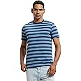 Jockey 2715 Men's Super Combed Cotton Rich Striped Round Neck Half Sleeve T-Shirt