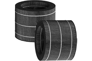 BIBOLIC LB 200 and LB 300 Plus Replacement Filter for Beurer LB 200 / LB 300 Plus Humidifier - Pack of 2 Evaporative Filters with Filter Drying Function | Against Limescale & Bacteria | For Healthier Indoor