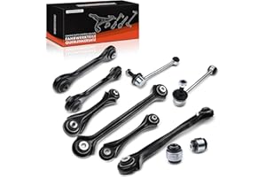 Frankberg Bras de suspension 10-parties Arrière Compatible avec Série 1 E81 E87 2004-2009 Série 3 E90 2004-2009 Série 3 Touring E91 2004-2009 Série 3 Coupé E92 2005-2009