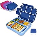 IJIAMY Brotdose Kinder - Auslaufsichere Bento Box Mit 5 Fächern (Royalblau)