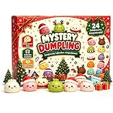 Christmas Squishies Advent Calendar, Adult 24 Day Fidget Surprise | Festive 24‑Piece squishys Countdown Brings Relaxing Senso