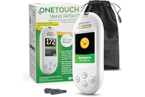 OneTouch Verio Reflect® Glucometro | Sistema per l‘automonitoraggio della glicemia | contiene 1 glucometro, 1 dispositivo pungidito, 10 lancette sterili