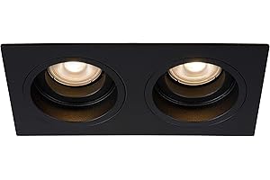 LUCIDE EMBED - Foco empotrable en el suelo - 2xGU10 - Negro