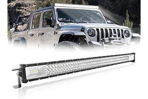 ‎SKYWORLD SKYWORLD LED-Lichtleiste, 106,7 cm, gerade, 540 W, Spot-Flut-Kombination, Offroad-Lichtleiste, wasserdichte Arbeitslichtleiste für LKW, UTV, ATV, Bootsanhänger, Fahrlicht, 6000 K, 1 Stück IP67