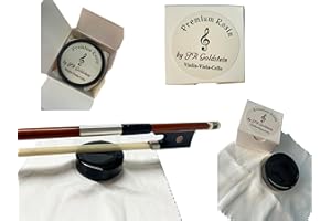 JR GOLDSTEIN Premium Kolophonium Goldstein Geige Bratsche Cello, schwarz