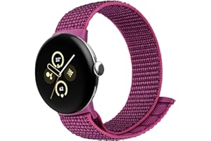 SimpleThings Nylonarmband für Google Pixel Watch 2/Pixel Watch Armband/Pixel Watch 3 41 mm Armband, Verstellbare Atmungsaktive Weiche Leichte Sportschlaufe für Google Watch für Herren und Damen
